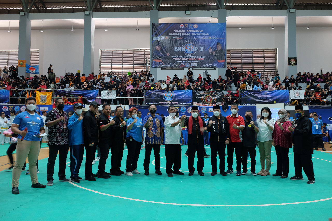 Sekda Kota Depok Supian Suri, Buka Kejuaraan Pencak Silat Tingkat Nasional Jabar Terate Championship